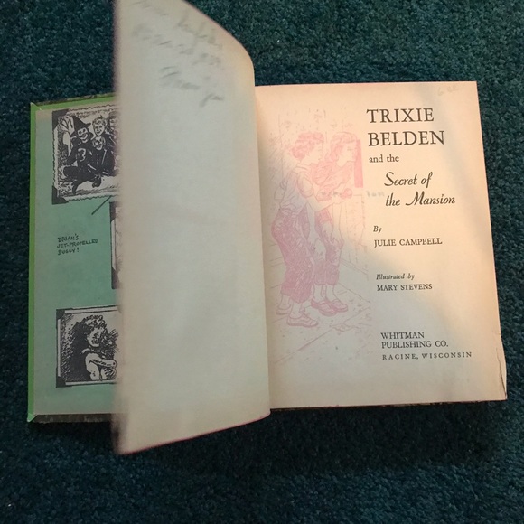 Vintage 1950’s Trixie Beldon and the Secret of the Mansion by Julie Campbell - Picture 7 of 16